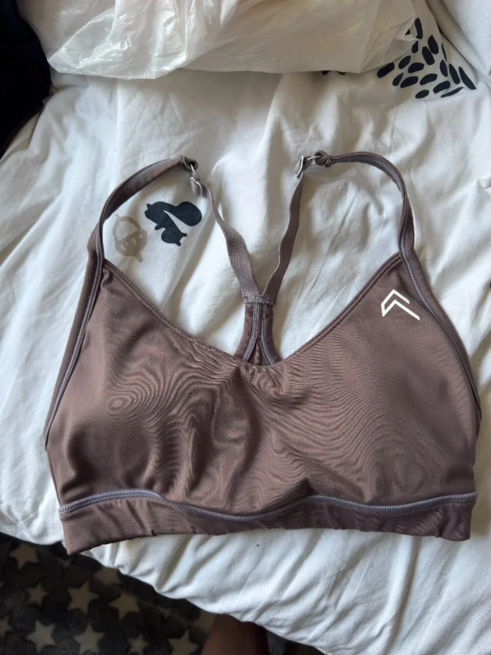Oner Active Everyday Sports Bra Cool Brown Size Medium